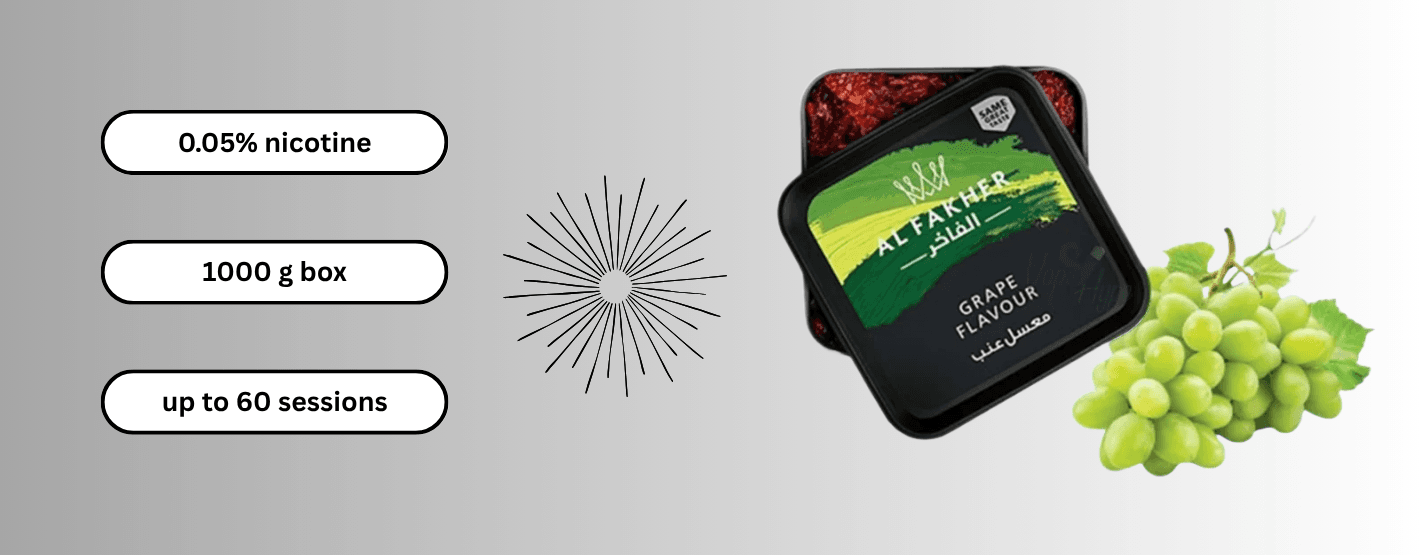 Al Fakher Grape Shisha Tobacco in uae