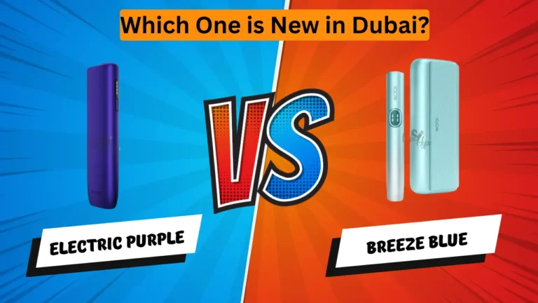 IQOS ILUMA i ONE Electric Purple vs Prime Breeze Blue