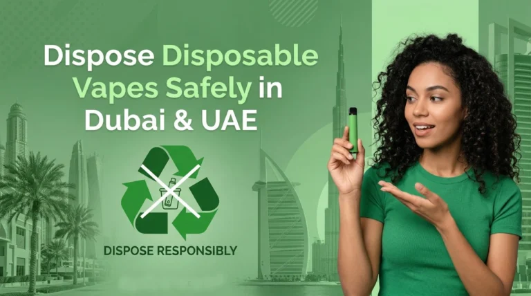Dispose Disposable Vapes Safely in Dubai & UAE