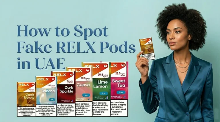 How to Spot Fake RELX Pods in UAE image of relx pod