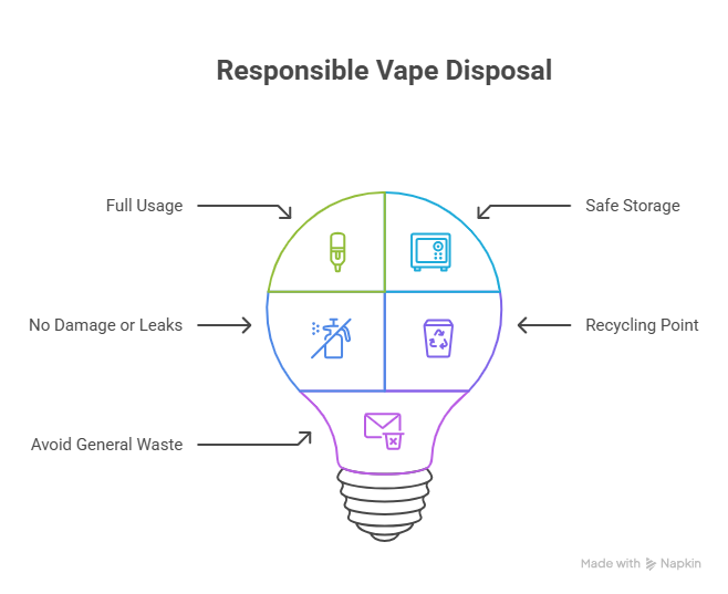 Quick Checklist Before You Dispose a Vape clear visual 