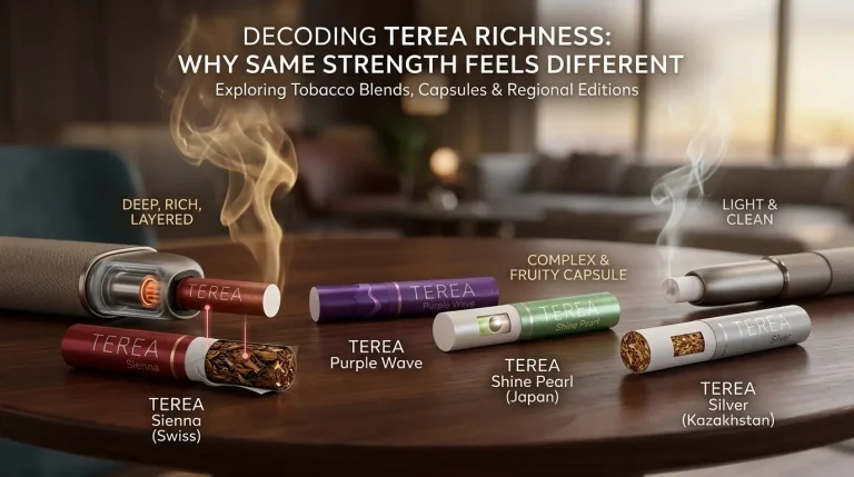 IQOS TEREA sticks different flavor profiles in Dubai
