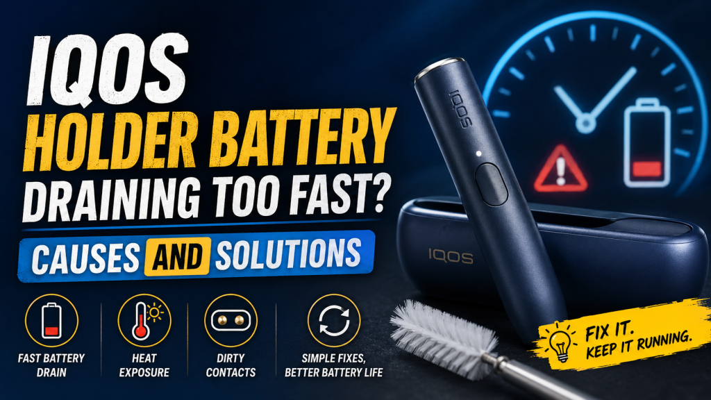 IQOS Holder Battery Draining Too Fast: Causes and Solutions