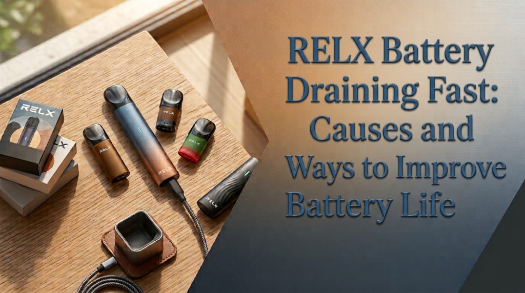 RELX Battery Draining Fast: Causes and Ways to Improve Battery Life