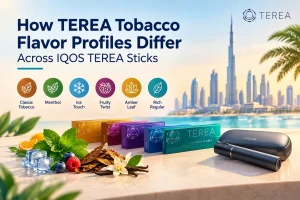 TEREA tobacco flavor profiles compared for UAE users